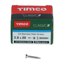 TIMCO Classic Multi-Purpose Countersunk A2 Stainless Steel Woodcrews-4