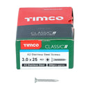 TIMCO Classic Multi-Purpose Countersunk A2 Stainless Steel Woodcrews-1