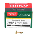 TIMCO Classic Multi-Purpose Countersunk Gold Woodscrews-147