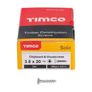TIMCO Solo Countersunk Silver Woodscrews-109