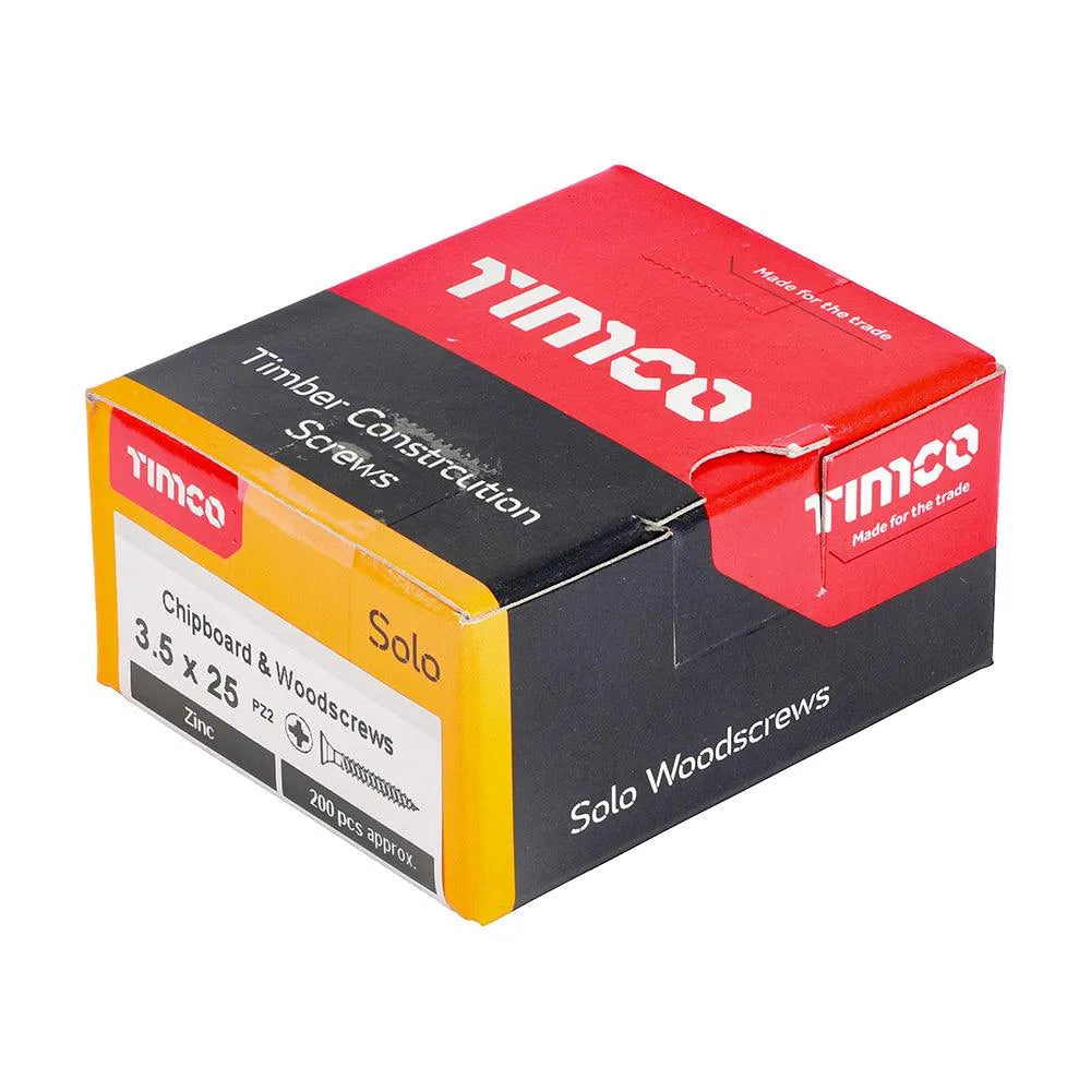 TIMCO Solo Countersunk Silver Woodscrews