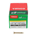 TIMCO C2 Strong-Fix Multi-Purpose Premium Countersunk Gold Woodscrews-107