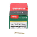 TIMCO Classic Multi-Purpose Countersunk Gold Woodscrews-139