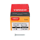 TIMCO Solo Countersunk Silver Woodscrews-104