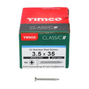 TIMCO Classic Multi-Purpose Countersunk A2 Stainless Steel Woodcrews-80