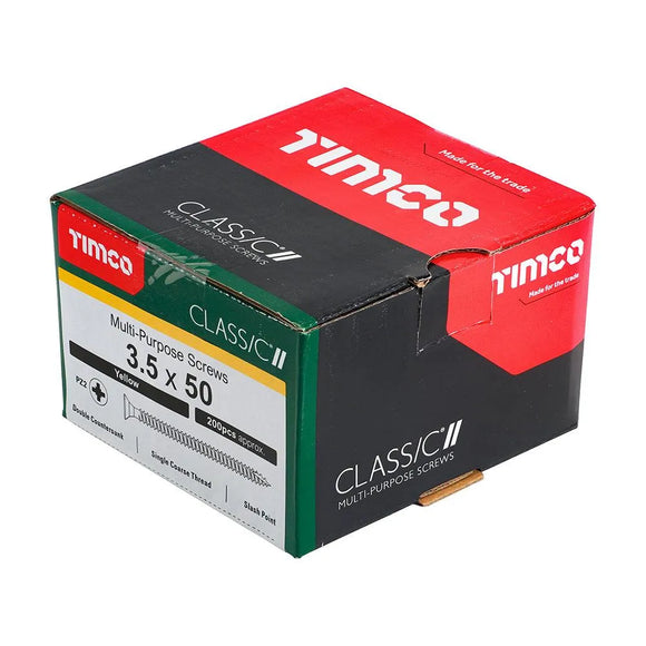 TIMCO Classic Multi-Purpose Countersunk Gold Woodscrews