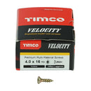 TIMCO Velocity Premium Multi-Use Countersunk Gold Woodscrews-90