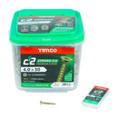 TIMCO C2 Strong-Fix Multi-Purpose Premium Countersunk Gold Woodscrews-90