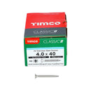 TIMCO Classic Multi-Purpose Countersunk A4 Stainless Steel Woodcrews-31