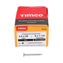 TIMCO Solo Countersunk Silver Woodscrews-76