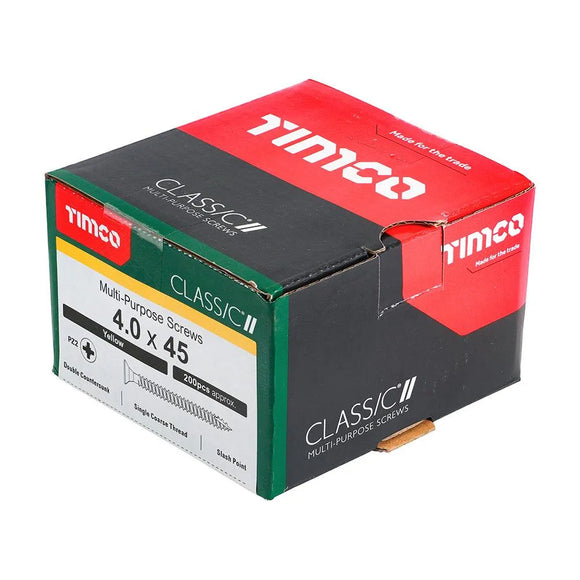 TIMCO Classic Multi-Purpose Countersunk Gold Woodscrews