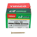 TIMCO C2 Strong-Fix Multi-Purpose Premium Countersunk Gold Woodscrews-76