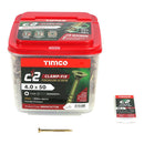 TIMCO C2 Clamp-Fix Multi-Purpose Premium Countersunk Gold Woodscrews-11
