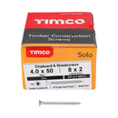 TIMCO Solo Countersunk Silver Woodscrews-70
