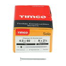 TIMCO Solo Countersunk Silver Woodscrews-65