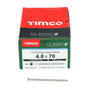 TIMCO Classic Multi-Purpose Countersunk A2 Stainless Steel Woodcrews-43