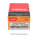 TIMCO Solo Countersunk Silver Woodscrews-62