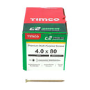 TIMCO C2 Strong-Fix Multi-Purpose Premium Countersunk Gold Woodscrews-62