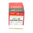 TIMCO C2 Clamp-Fix Multi-Purpose Premium Countersunk Gold Woodscrews-1