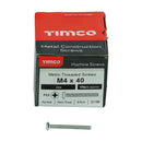 TIMCO Machine Pan Head Silver Screws-14