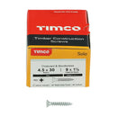 TIMCO Solo Countersunk Silver Woodscrews-53