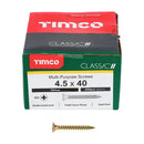 TIMCO Classic Multi-Purpose Countersunk Gold Woodscrews-67