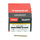 TIMCO Velocity Premium Multi-Use Countersunk Gold Woodscrews-51