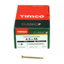 TIMCO Classic Multi-Purpose Countersunk Gold Woodscrews-58
