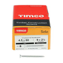 TIMCO Solo Countersunk Silver Woodscrews-44