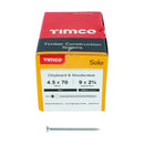 TIMCO Solo Countersunk Silver Woodscrews-41