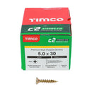 TIMCO C2 Strong-Fix Multi-Purpose Premium Countersunk Gold Woodscrews-43