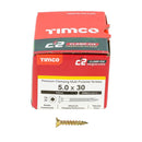 TIMCO C2 Clamp-Fix Multi-Purpose Premium Countersunk Gold Woodscrews-37
