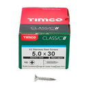TIMCO Classic Multi-Purpose Countersunk A2 Stainless Steel Woodcrews-25