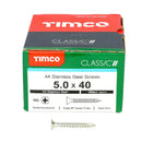 TIMCO Classic Multi-Purpose Countersunk A4 Stainless Steel Woodcrews-17