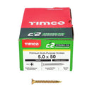 TIMCO C2 Strong-Fix Multi-Purpose Premium Countersunk Gold Woodscrews-33
