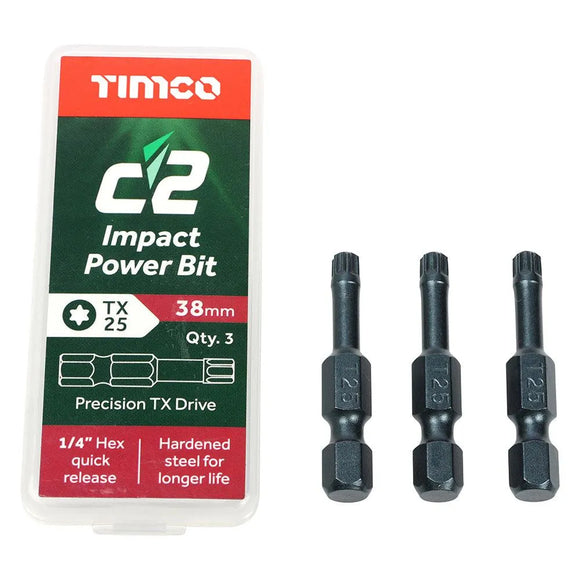 TIMCO C2 Clamp-Fix Multi-Purpose Premium Countersunk Gold Woodscrews