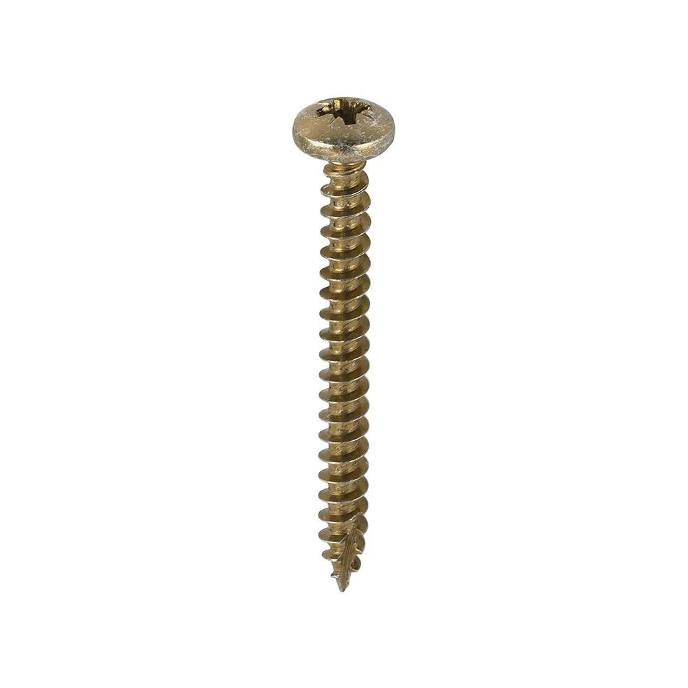 TIMCO Classic Multi-Purpose Pan Head Gold Woodscrews