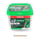 TIMCO C2 Strong-Fix Multi-Purpose Premium Countersunk Gold Woodscrews-20