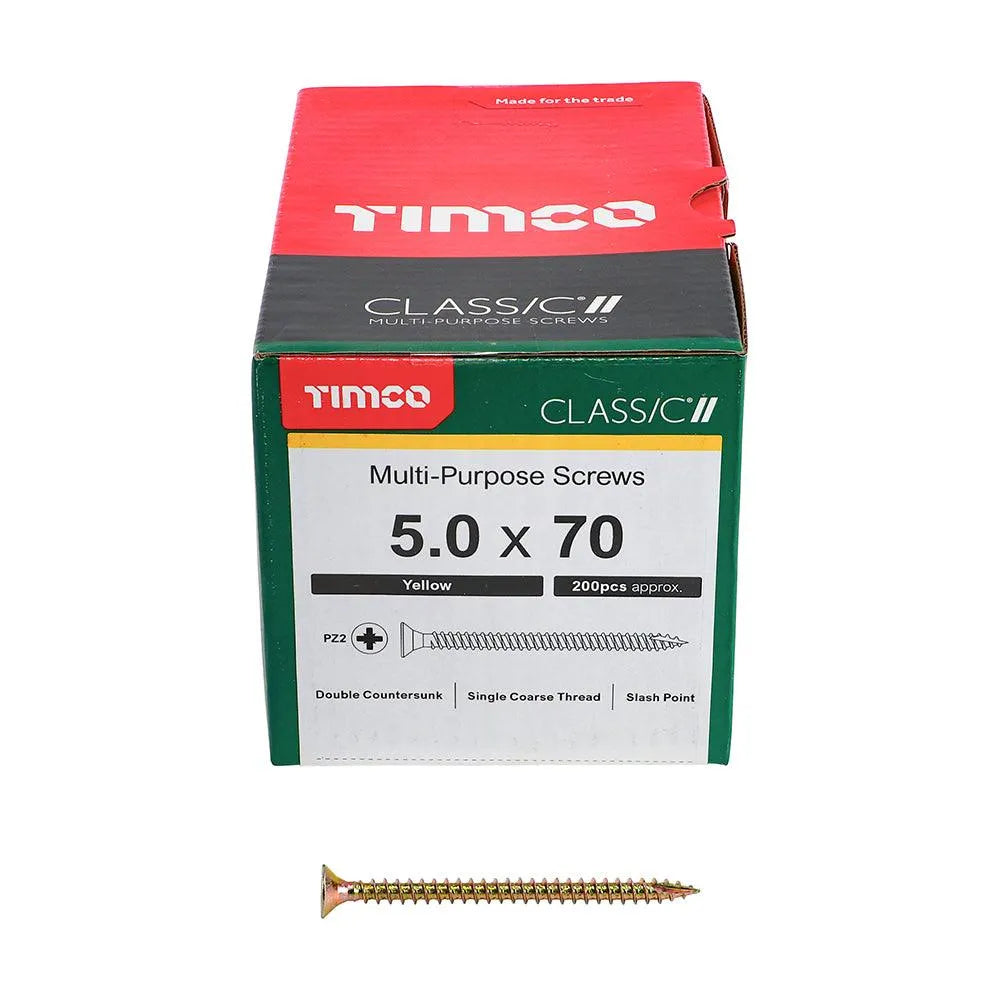 TIMCO Classic Multi-Purpose Countersunk Gold Woodscrews