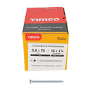 TIMCO Solo Countersunk Silver Woodscrews-13