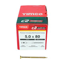 TIMCO C2 Clamp-Fix Multi-Purpose Premium Countersunk Gold Woodscrews-12