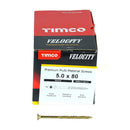 TIMCO Velocity Premium Multi-Use Countersunk Gold Woodscrews-12