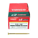 TIMCO C2 Clamp-Fix Multi-Purpose Premium Countersunk Gold Woodscrews-6