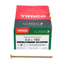TIMCO Classic Multi-Purpose Countersunk Gold Woodscrews-7