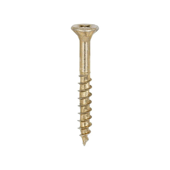 TIMCO Velocity Premium Multi-Use Countersunk Gold Woodscrews