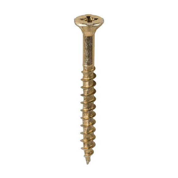 TIMCO Velocity Premium Multi-Use Countersunk Gold Woodscrews