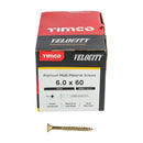 TIMCO Velocity Premium Multi-Use Countersunk Gold Woodscrews-29