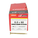 TIMCO C2 Clamp-Fix Multi-Purpose Premium Countersunk Gold Woodscrews-23