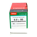 TIMCO Classic Multi-Purpose Countersunk A4 Stainless Steel Woodcrews-10