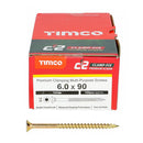 TIMCO C2 Clamp-Fix Multi-Purpose Premium Countersunk Gold Woodscrews-21